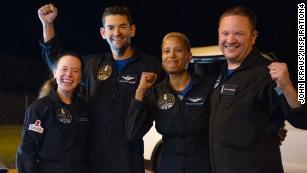 SpaceX's Inspiration4 launches four people to orbit in company's first ...