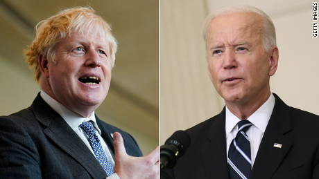 President Joe Biden did not attend Prime Minister Boris Johnson&#39;s Monday meeting about global climate financing.