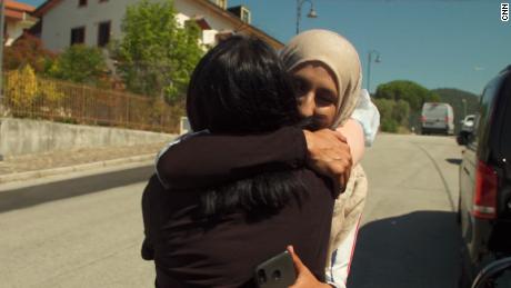 When the Taliban were closing in on Kabul, Italian educator Selene Biffi reached out to her former Afghan students. Three of her students and their families made it out of Aghanistan and after quarantine they were finally reunited with their teacher. CNN&#39;s Ben Wedeman reports.