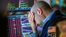 A trader works on the floor of the New York Stock Exchange (NYSE) in New York, U.S., on Monday, Sept. 20, 2021. The global stock rout sparked by investor angst over Chinas real-estate sector and Federal Reserve tapering deepened on Monday, with U.S. stocks falling more than 2% and European equities tumbling the most in more than two months. Photographer: Michael Nagle/Bloomberg via Getty Images