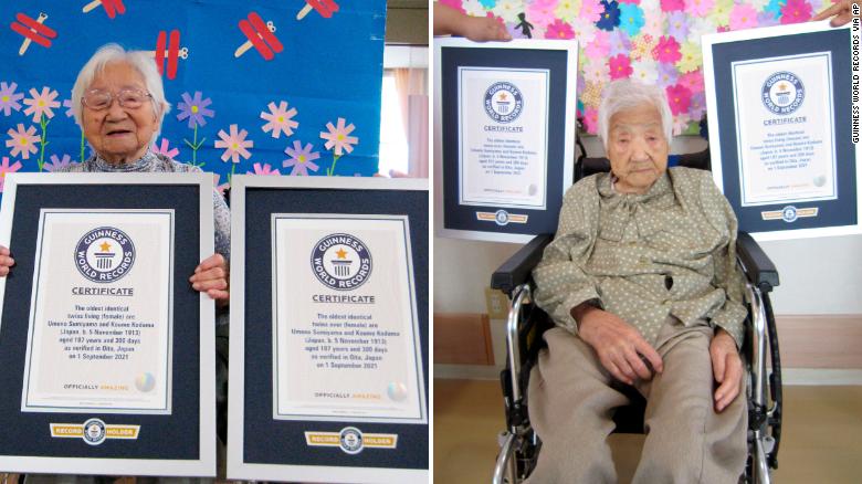 Japanese sisters, age 107, certified as world’s oldest identical twins