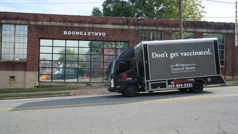‘Funeral home’ ad spreads message for the unvaccinated