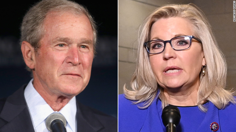 Former President George W. Bush to hold fundraiser next month for Liz Cheney