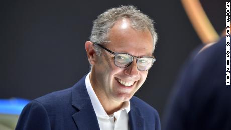 Lamborghini Chairman and CEO Stefano Domenicali attends a press day at the IAA Car Show in Frankfurt, on September 10, 2019. - Frankfurt's biennial International Auto Show (IAA) opens its doors to the public on September 12, 2019, but major foreign carmakers are staying away while climate demonstrators march outside -- forming a microcosm of the under-pressure industry's woes. (Photo by Tobias SCHWARZ / AFP) (Photo credit should read TOBIAS SCHWARZ/AFP via Getty Images)