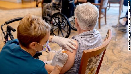 Vaccine protection against Covid-19 wanes over time, especially for older people, CDC says