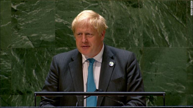 'Grow up': Boris Johnson urges the world to face climate change