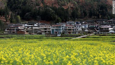 The Puwei township of Panzhihua City, in China&#39;s southwest Sichuan province, pictured on February 19, 2019.