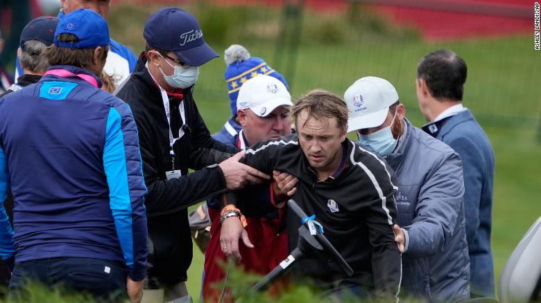 Tom Felton: Harry Potter star collapses during celebrity Ryder Cup match