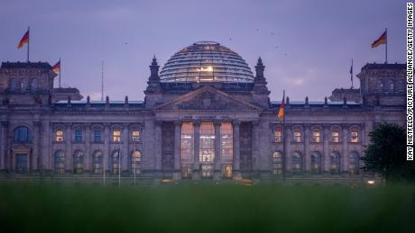 The Reichstag building in Berlin, which houses the lower house of Germany&#39;s parliament. The European Commission has accused Russia of carrying out cyberattacks just days before Sunday&#39;s German election.