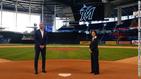 Miami Marlins CEO Derek Jeter says Kim Ng was his first and only call when his team needed a new general manager. 