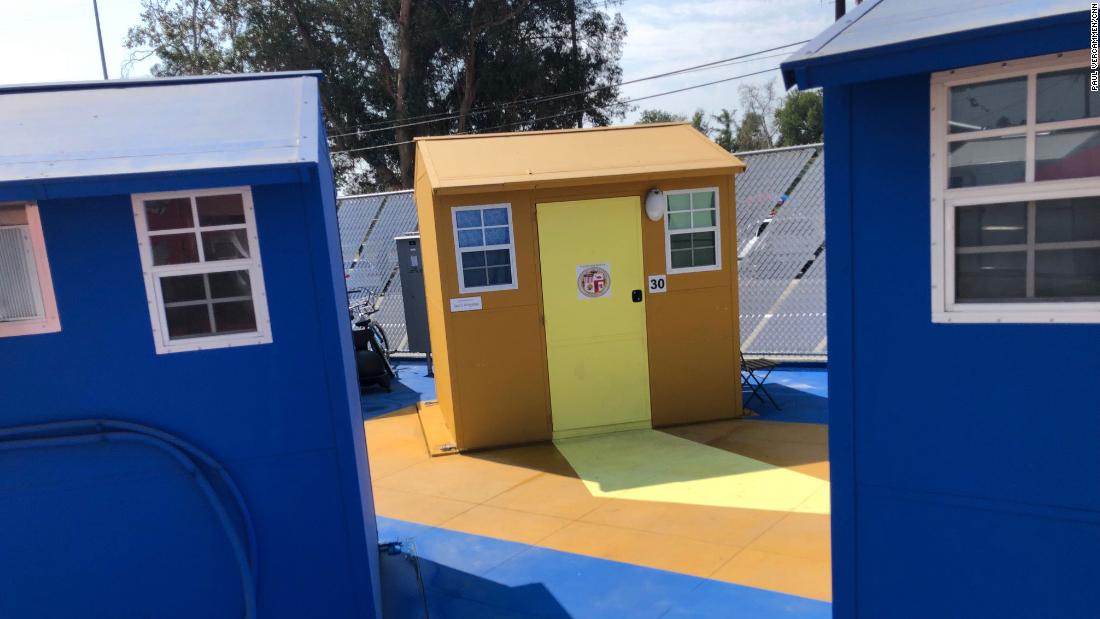 These tiny homes in Los Angeles offer the city's homeless a new lease on life