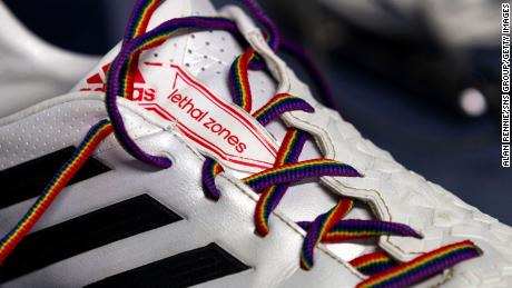 Stonewall&#39;s rainbow laces campaign runs through the month of December
