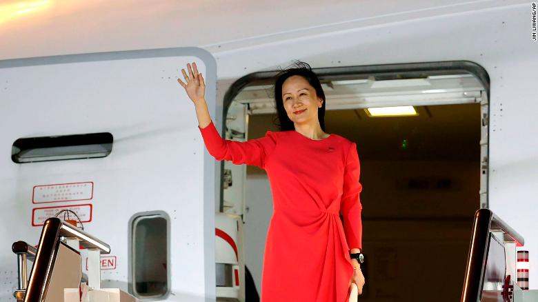 Huawei executive Meng Wanzhou hailed a hero upon return to China