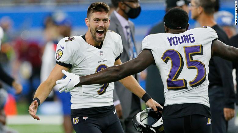 Baltimore Ravens’ Justin Tucker sets NFL-record with monstrous 66-yard game-winning field goal