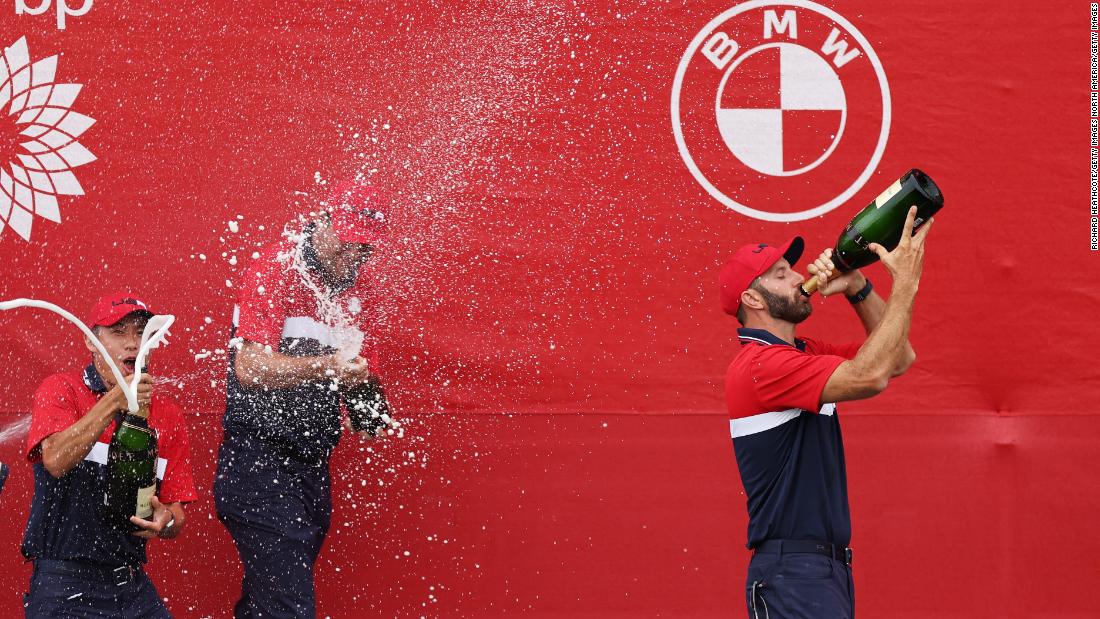 Dustin Johnson: How 'Grandpa' led Team US' young stars to Ryder Cup history