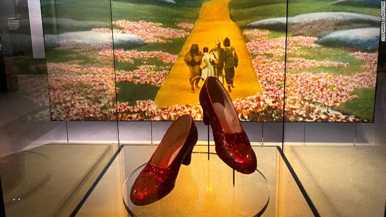 Ruby slippers from the 1939 film &quot;The Wizard of Oz.&quot;  
