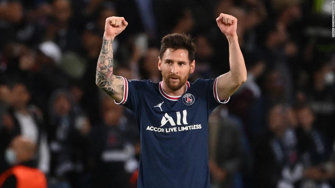 Lionel Messi Scores First Psg Goal In Champions League Win Over Manchester City Cnn