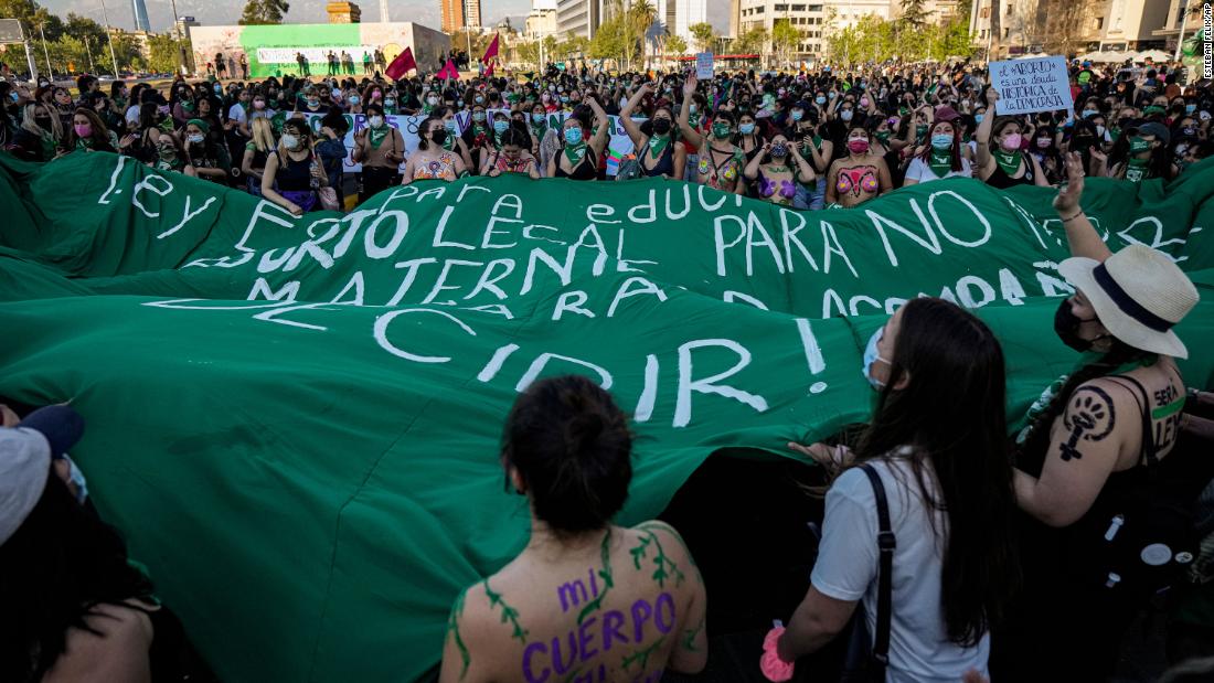 Thousands march for abortion rights in several Latin American nations