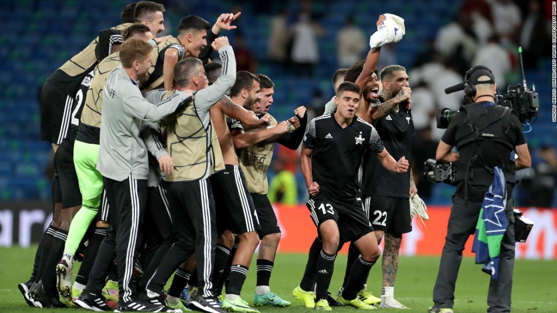 'A miracle': Sheriff Tiraspol stuns Real Madrid in one of the Champions League's greatest upsets