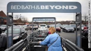 Bed Bath & Beyond shares tank on reports that suppliers have halted product shipments