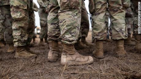 U.S. Army troops in November 2018 in Donna, Texas. 