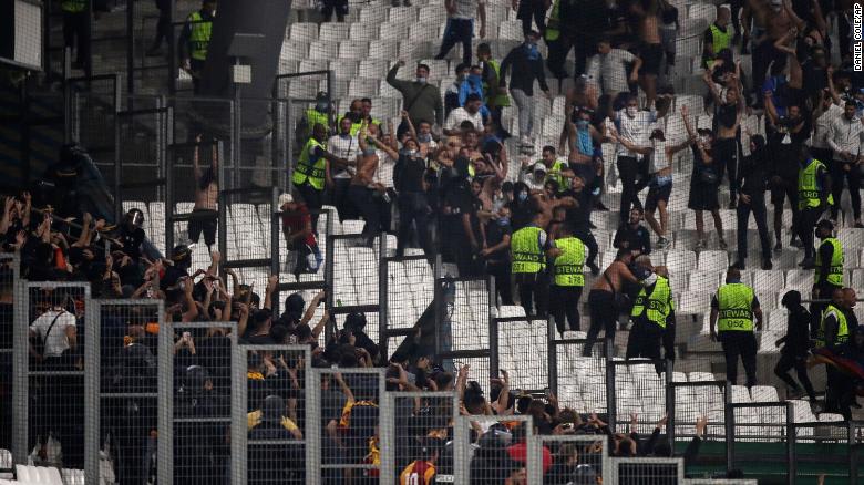 Europa League: Crowd trouble once again mars fixtures