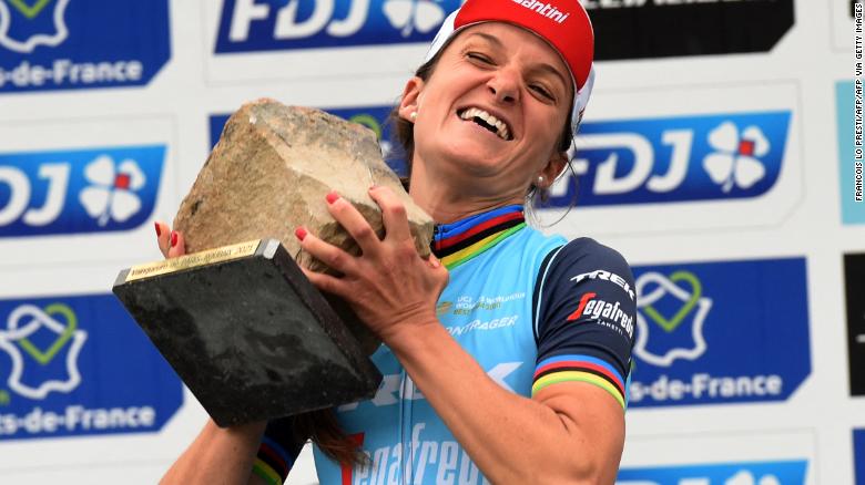 Lizzie Deignan makes history by winning first women’s Paris Roubaix
