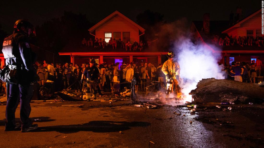 Several fires set, one arrested after University of Kentucky's win over Florida