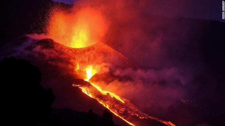 Canary Islands volcano increasingly aggressive as Spain’s leader announces emergency funds