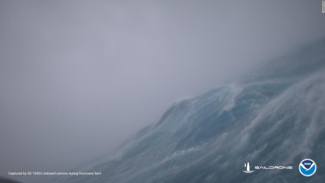 A drone survives a sail into a major hurricane and "lives" to show the video