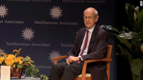 Justice Breyer says return to in-person Supreme Court arguments is a &#39;big improvement&#39;