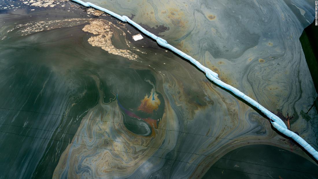 A 13-inch tear was likely the source of an oil spill. Here’s how it may have gotten there