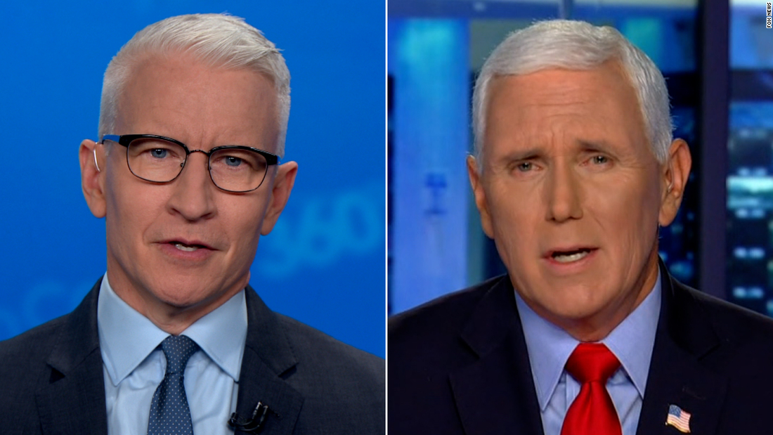 'Steely-eyed lies': Cooper reacts to Pence comments