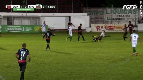 William Ribeiro: A Brazilian footballer has been charged with attempted murder after he kicked the referee in the head.