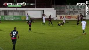 William Ribeiro: Brazilian footballer charged with attempted murder after kicking referee in the head