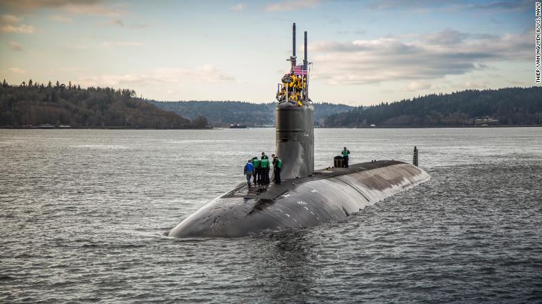 Navy investigation finds that US nuclear-powered submarine hit uncharted underwater mountain