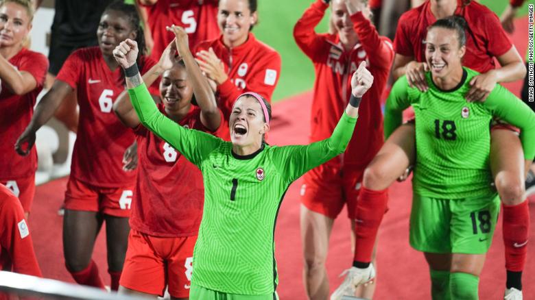 Canadian goalkeeper Stephanie Labbe’s journey through panic attacks to Olympic gold