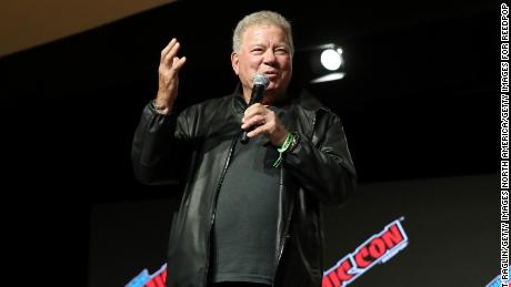 William Shatner jokes with crowd at New York Comic Con about space flight: &#39;I&#39;m Captain Kirk and I&#39;m terrified&#39; 