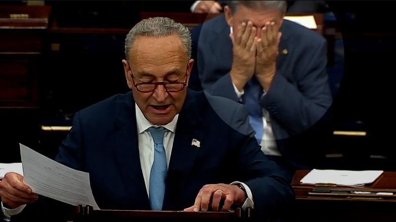 See what Manchin does while Schumer gives debt ceiling speech