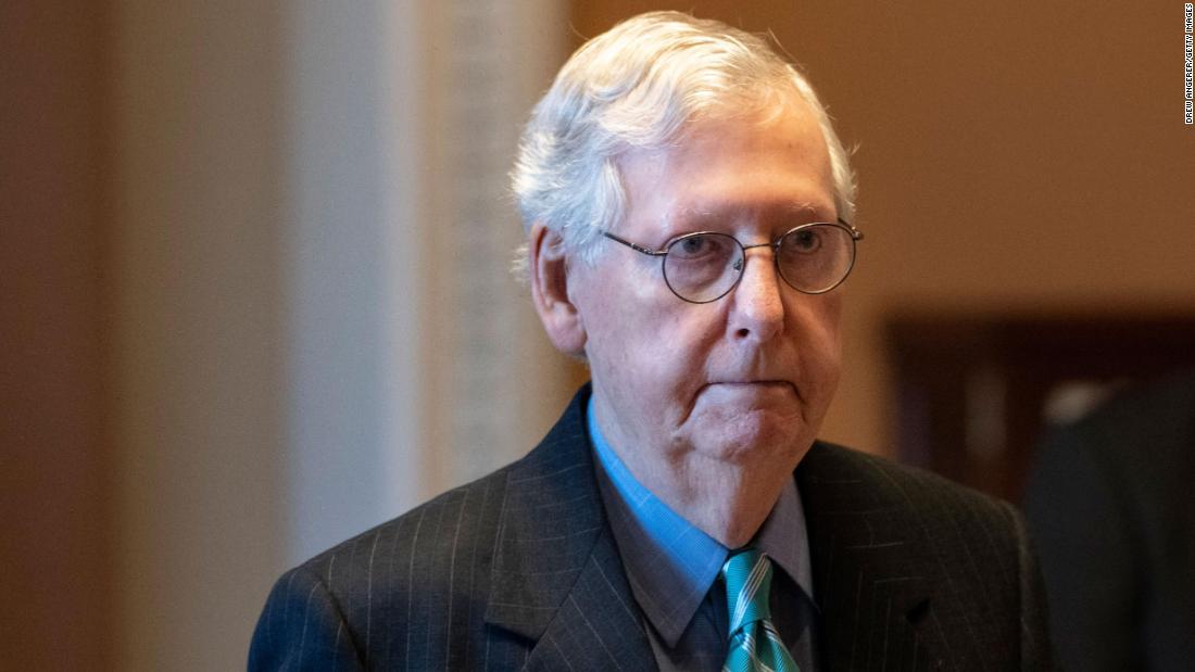 McConnell tells Biden he won't cooperate with Democrats to raise debt ceiling again