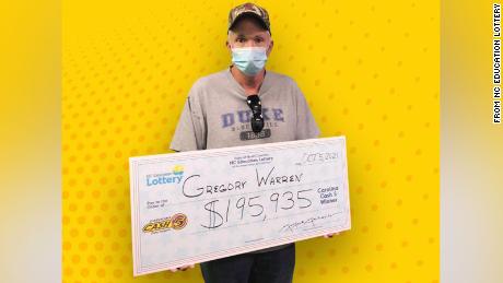 NC man wins the lottery with a ticket he forgot he bought