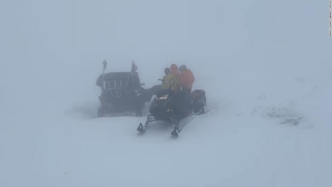 Dozens of runners were rescued from a northern Utah mountain after extreme winter weather