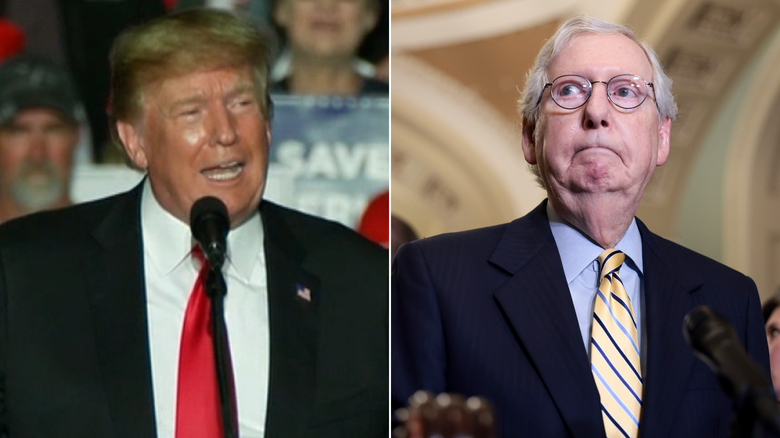 Here&#39;s the moment McConnell disagreed with Trump on Jan. 6 pardons