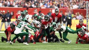 BBC Sport - NFL: London Series, 2021/22, Atlanta Falcons v New York Jets  Highlights