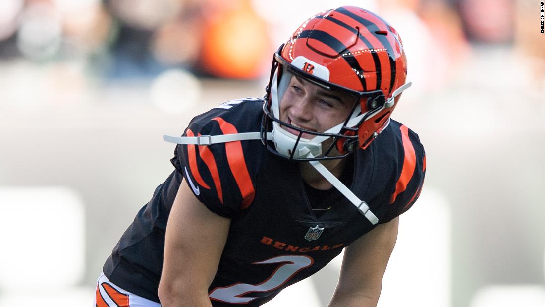 Evan McPherson Makes His First Field Goal Attempt With the Cincinnati  Bengals - Sports Illustrated Cincinnati Bengals News, Analysis and More