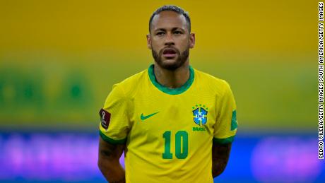 Neymar scored in Brazil&#39;s World Cup qualifying game against Peru last month. 