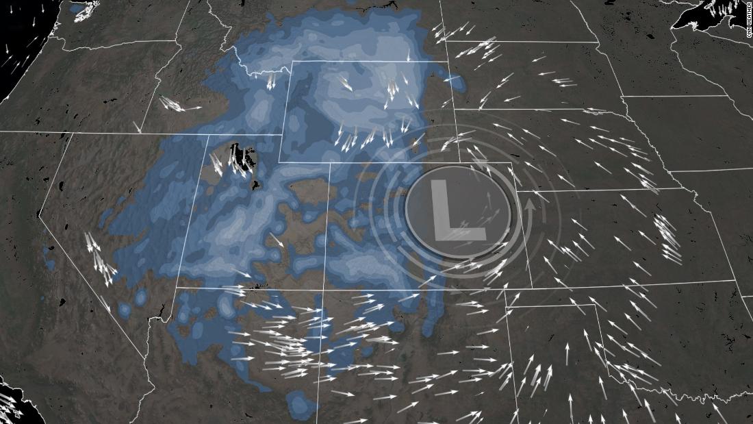 First significant snowstorm of the season takes aim at the Rockies