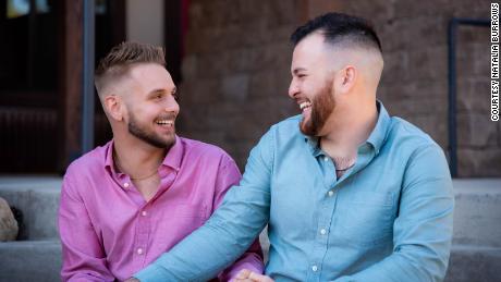 They matched on Tinder a year ago. Then his boyfriend gave him a ring -- and a gift that changed his life
