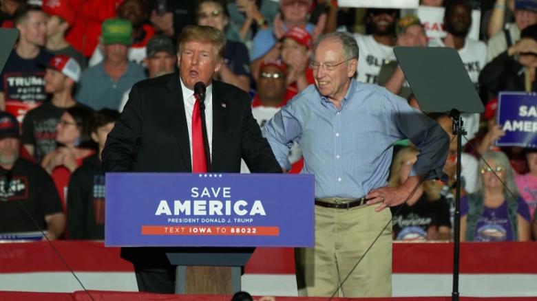 Senator who slammed Trump over riot now standing next to him at rally. See why
