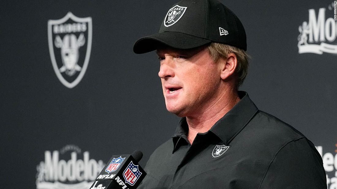 AP Source: Gruden Out As Raiders Coach Over Offensive Emails
